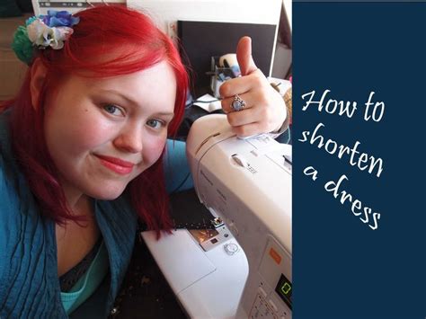 how to shorten a dress|Sewing basics .